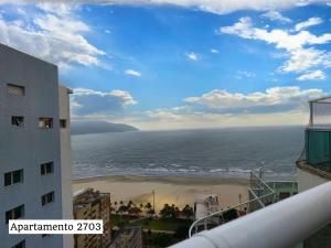 Book Santos Apê 2702 e 2703 com Jacuzzi & vista Mar