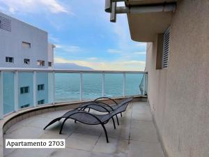 Book Santos Apê 2702 e 2703 com Jacuzzi & vista Mar