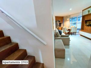 Book Santos Apê 2702 e 2703 com Jacuzzi & vista Mar