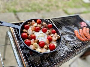 九十九里 人気の古民家宿 羽琉の里はるのさとでバーベキューとトランポリン