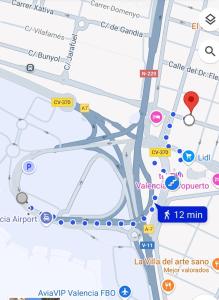B2, Estudio independiente junto Aeropuerto Valencia