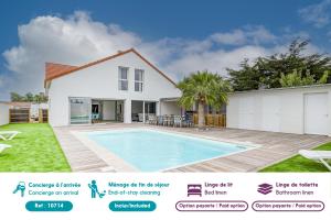 Maisons de vacances Magnifique villa pour grande famille a La Barre-de-Monts : photos des chambres