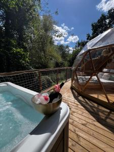 Appartements Le Nid d'Eliyah, suites avec jacuzzi 15min Disneyland Paris : photos des chambres