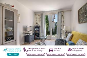 Rez de jardin à 400m de la Plage pour 4