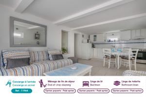 280m de la plage, appartement pour 4