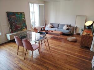 Large 1 BR appartment hypercentre Clichy