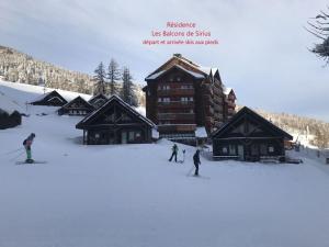 Appartements Les balcons de Sirius Risoul1850 : photos des chambres