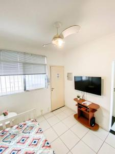 Apartamento pé na areia Boqueirão Praia Grande