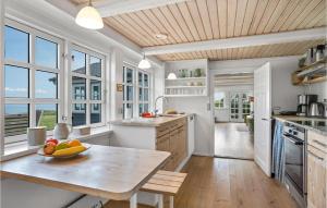 Beach Front Home In Lemvig With Wifi