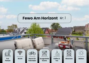 Am Horizont No 1 für 2-4 Pers, 2 Schlafz, Südbalkon, Kamin, Parkplatz, strandnah 500 Meter - Prerow