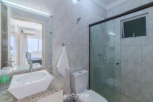 Apto Charmoso a 550m da Praia Perequê - RNE0301