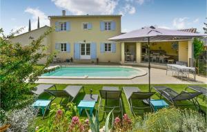 Maisons de vacances Beautiful Home In St-Paulet-De-Caisson : photos des chambres