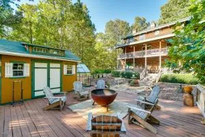 Family Getaway Georgia Cabin with Outdoor Hot Tub - Tesnatee Family Getaway Georgia Cabin with Outdoor Hot Tub - Tesnatee