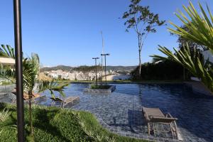 Estúdio completo com linda vista para o Cristo