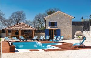 Gorgeous Home In Bibici With Sauna