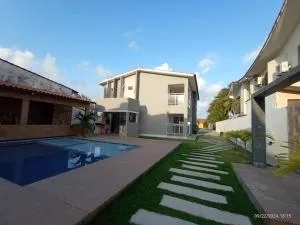 Apartamento no Forte Orange - Itamaraca, pé na areia de frente para o mar - 伊塔马拉卡