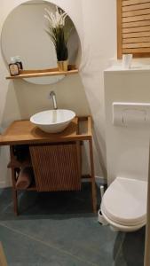 Sejours chez l'habitant Chambre avec grand bureau sdb partagee : photos des chambres