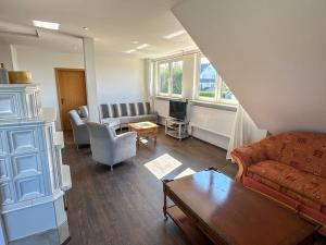 Bovenappartement in Winterberg met balkon en uitzicht over het bos