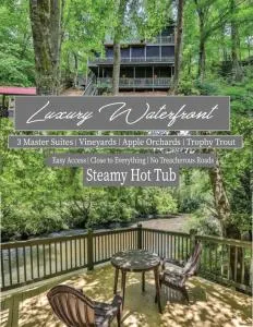 Luxury Babbling River Mtn Home - 3 Master Suites - Hot Tub - Great Price! - جاسبر