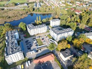 River View - widok na wodę, parking w hali, winda, 3pok i 5 łóżek, klima, Netflix i Max, centrum