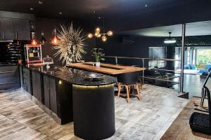 Modern Luxurious Black House Pet Friendly