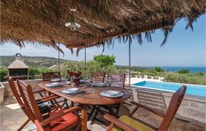 Lovely Home In Postira With Heated Swimming Pool 