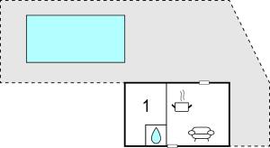 Maisons de vacances One-Bedroom Holiday Home In Aubignan : photos des chambres