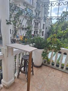 Apartment at villa with pool