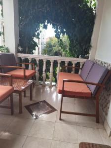 Apartment at villa with pool