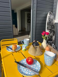 Maisons de vacances Maison bord de mer, plage 160m : photos des chambres