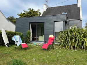 Maisons de vacances Maison bord de mer, plage 160m : photos des chambres