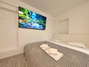 Cozy Room w AC, 65'' TV and Floor Heating 