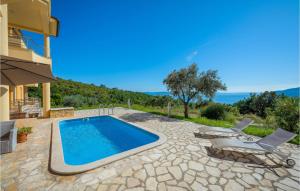Stunning Apartment In Rabac With House Sea View 