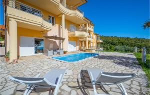 Stunning Apartment In Rabac With House Sea View 