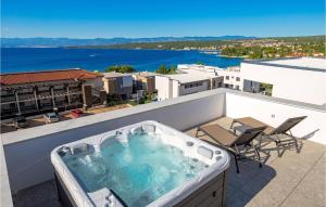 Awesome Apartment In Malinska With House Sea View