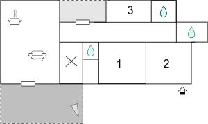 Maisons de vacances 3 Bedroom Nice Home In La Tremblade : photos des chambres