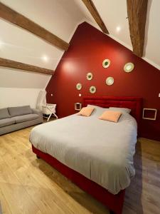 Maisons de vacances Maison avec piscine et cave voutee : photos des chambres