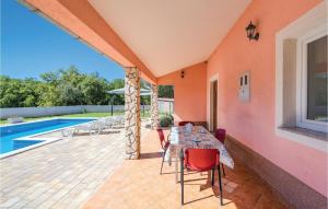 Beautiful Home In Plomin With Kitchen 