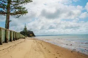 Stunning beachfront bach! - Taitimu