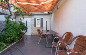 Amazing Apartment In Senj With House Sea View 