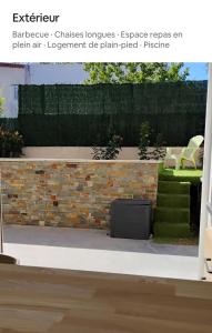 Appartements T1 28m2 en RDC avec jardin et piscine : photos des chambres