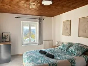 Appart cosy vue montagne, nature & ski à proximité - Giron