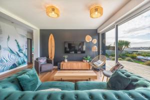 Villas La villa sur la baie vue imprenable et piscine interieure 29 degres : photos des chambres