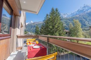 Appartement lumineux à Chamonix avec vue imprenable sur Mont Blanc et parking
