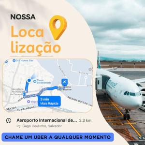Cobertura Climatizada com Suíte 2 km do Aeroporto de Salvador Vaga de Garagem Elevador & Portaria 24h