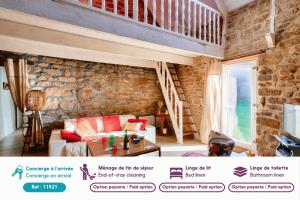 Maisons de vacances Escapade dans une belle longere a Penmarch : photos des chambres