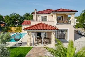 Beautiful new villa with pool, near beach - by TRAVELER tourist agency KRK - ID 2400 - 皮内兹齐