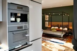 EDLER WOHNRAUM Luxuriöses Studio im Zentrum mit Balkon, Kaffeevollautomat, Klima & Parkplatz - Pöhl