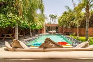 Villa de luxe au cœur de la palmeraie avec piscine - Douar Khalifa Ben Mbarek