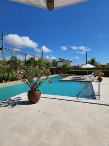 Village Sol e Brisa, primeiro andar, 2 quartos, vista Jardim - Itacimirim